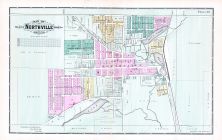 Plate 035 - Northville Village, Wayne County 1883 with Detroit
